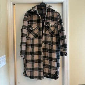 Blank NYC Long Shacket